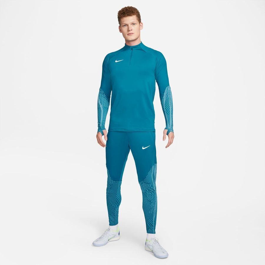 Nike Maillot d'Entraînement Dri-FIT Strike - Bleu/Vert Foncé/Blanc