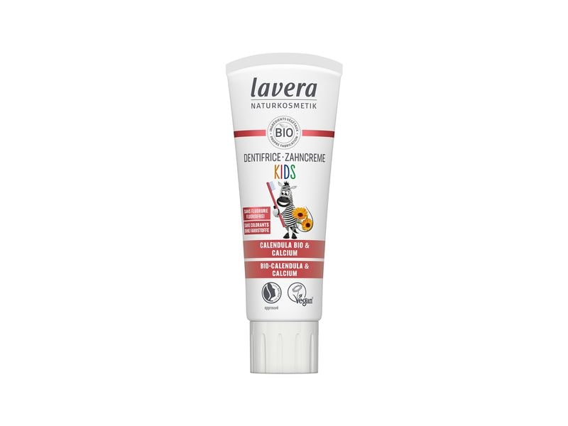 Lavera Zahncreme Kids 75 ml Natürliche Kinderzahnpasta zur Kariesvorbeugung