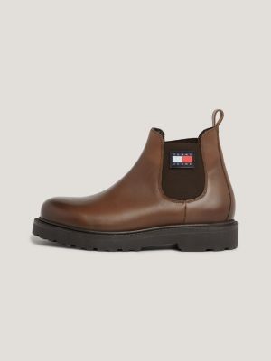 Botas de cano curto de couro