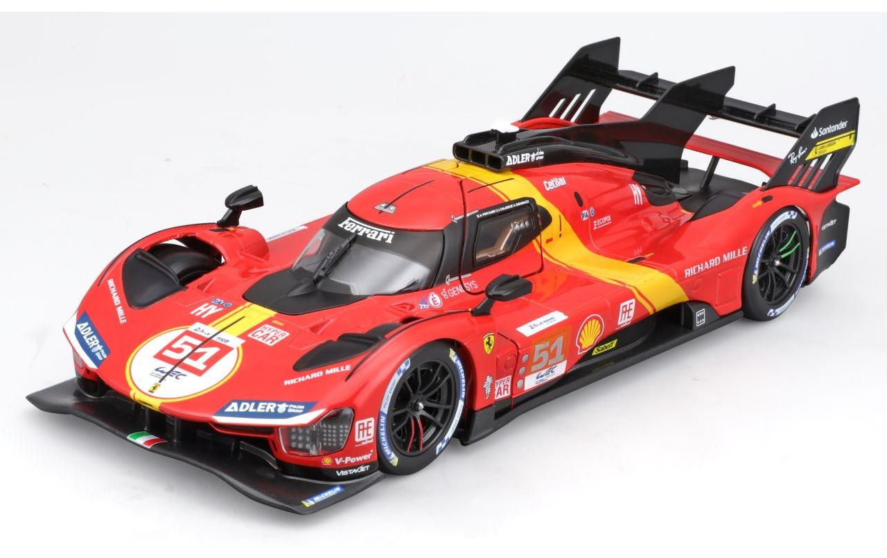 Ferrari Racing Bausatz 499P LMH 2023 Rot 1:24Sammlermodell im Massstab 1:24