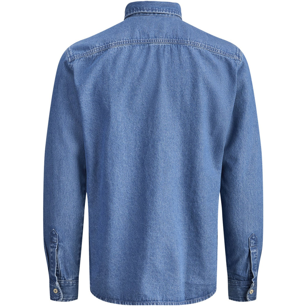 Køb Jack & Jones Junior Blue Denim Mid Blue Jjestanley Jjshirt At 021 Noos Jnr