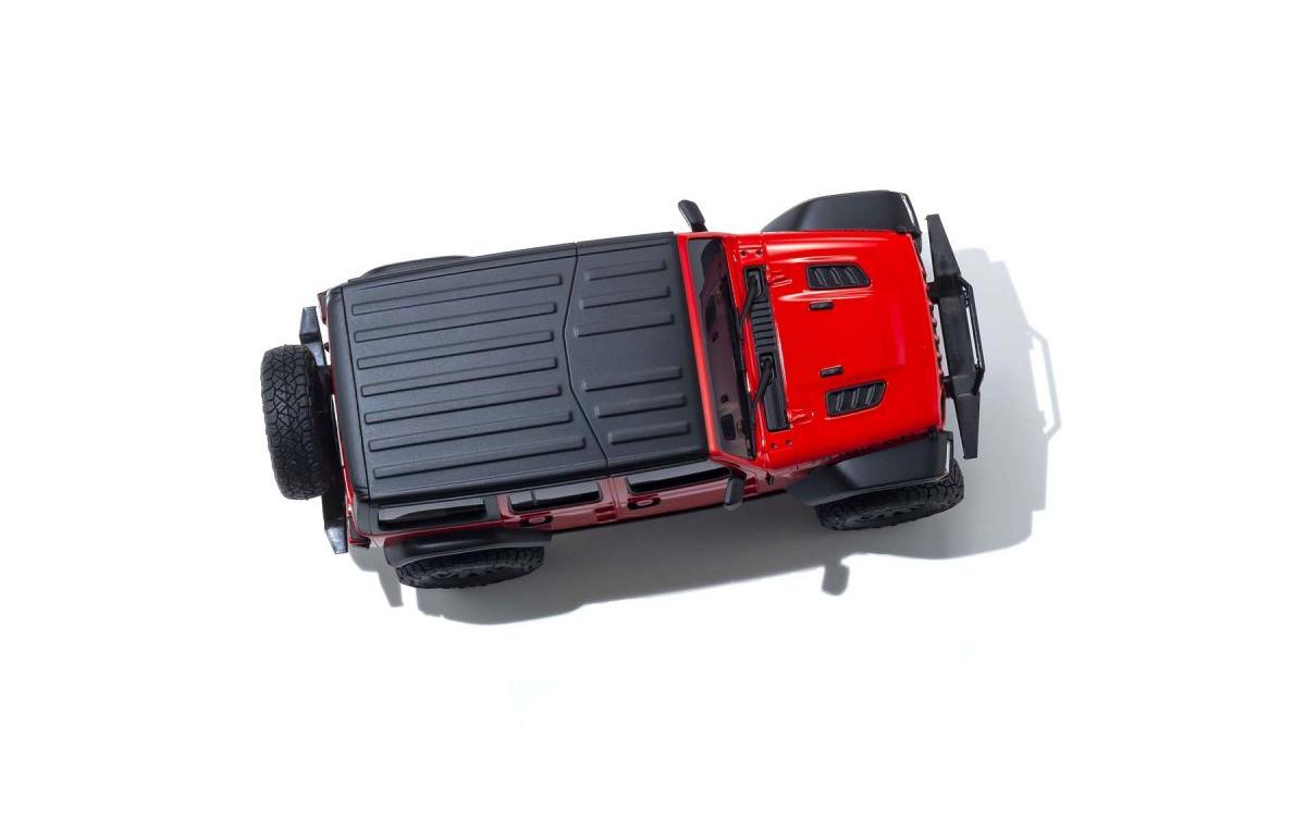 Scale Crawler Mini-Z Jeep Wrangler Rubicon, Rot 1:24, ARTR<br>MINI-Z 4×4 Series Readyset Jeep Wrangler Unlimited Rubicon Firecracker Red
