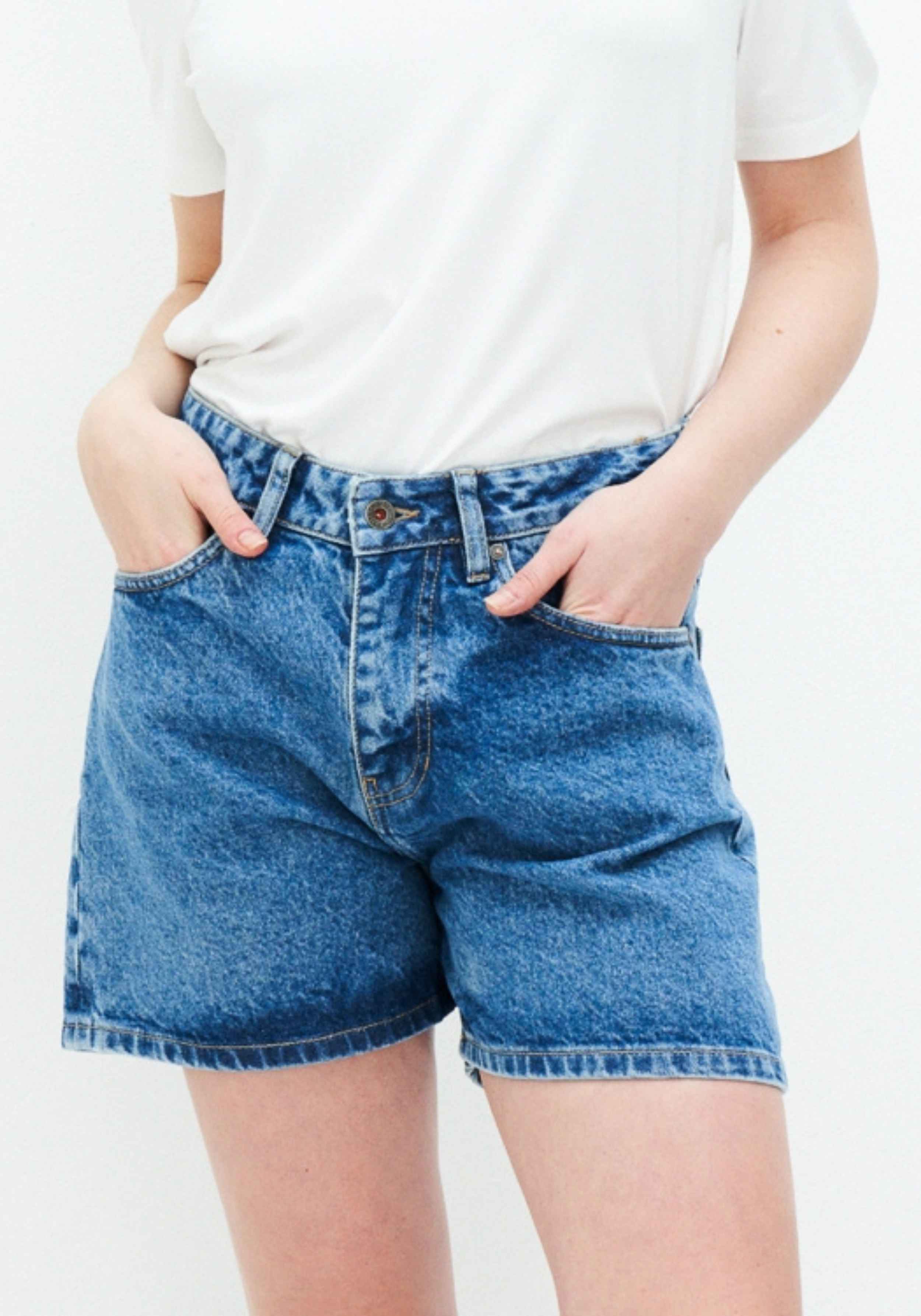 Kuyichi Jeans-Shorts Demi Short Vintage Blue