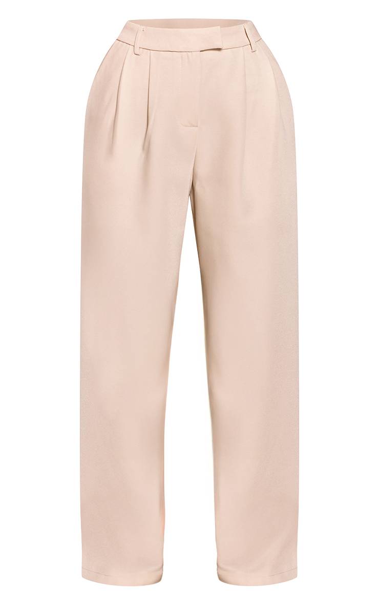 Gris Pierre Pantalon Tailleur Large Petite Taille