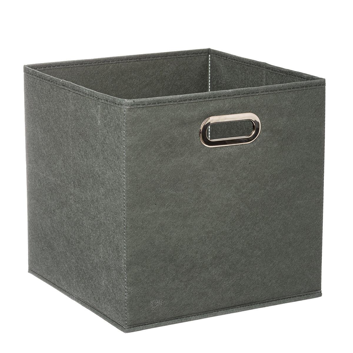 BOITE DE RANGEMENT 31X31CM KAKI