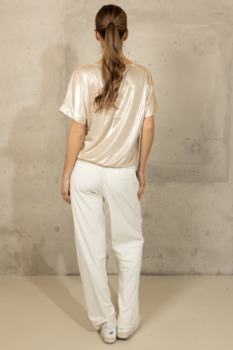 Kimara gouden dames t-shirt