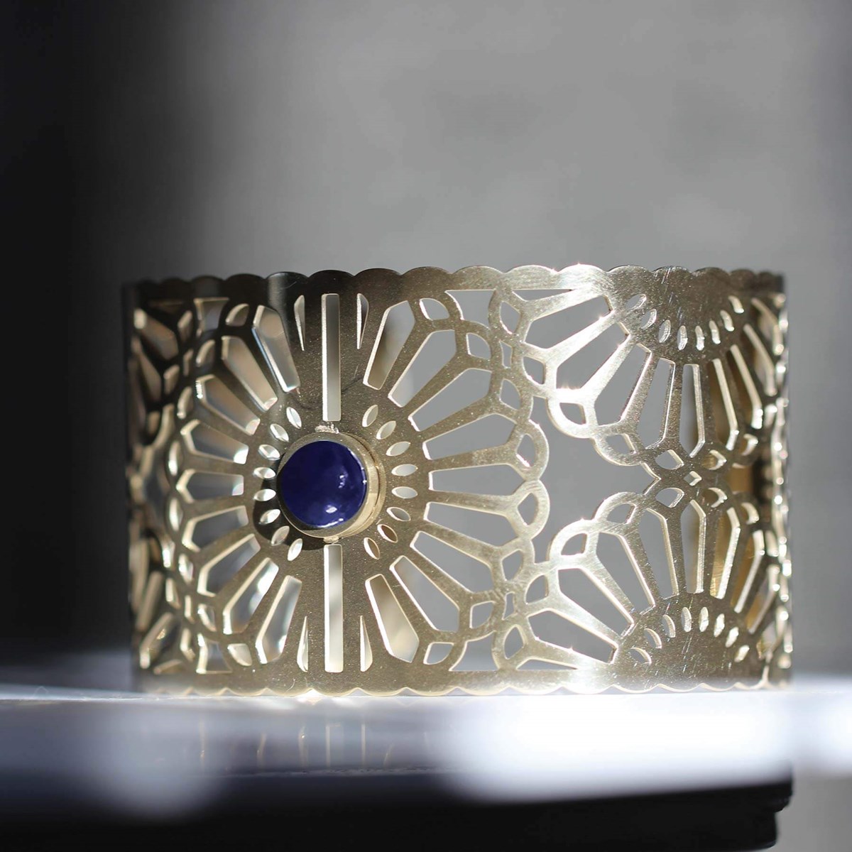 Manchette Pierre Lapis Lazuli