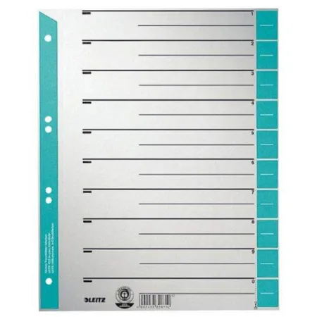 Leitz 16520030 Trennblätter A4, blau 100er