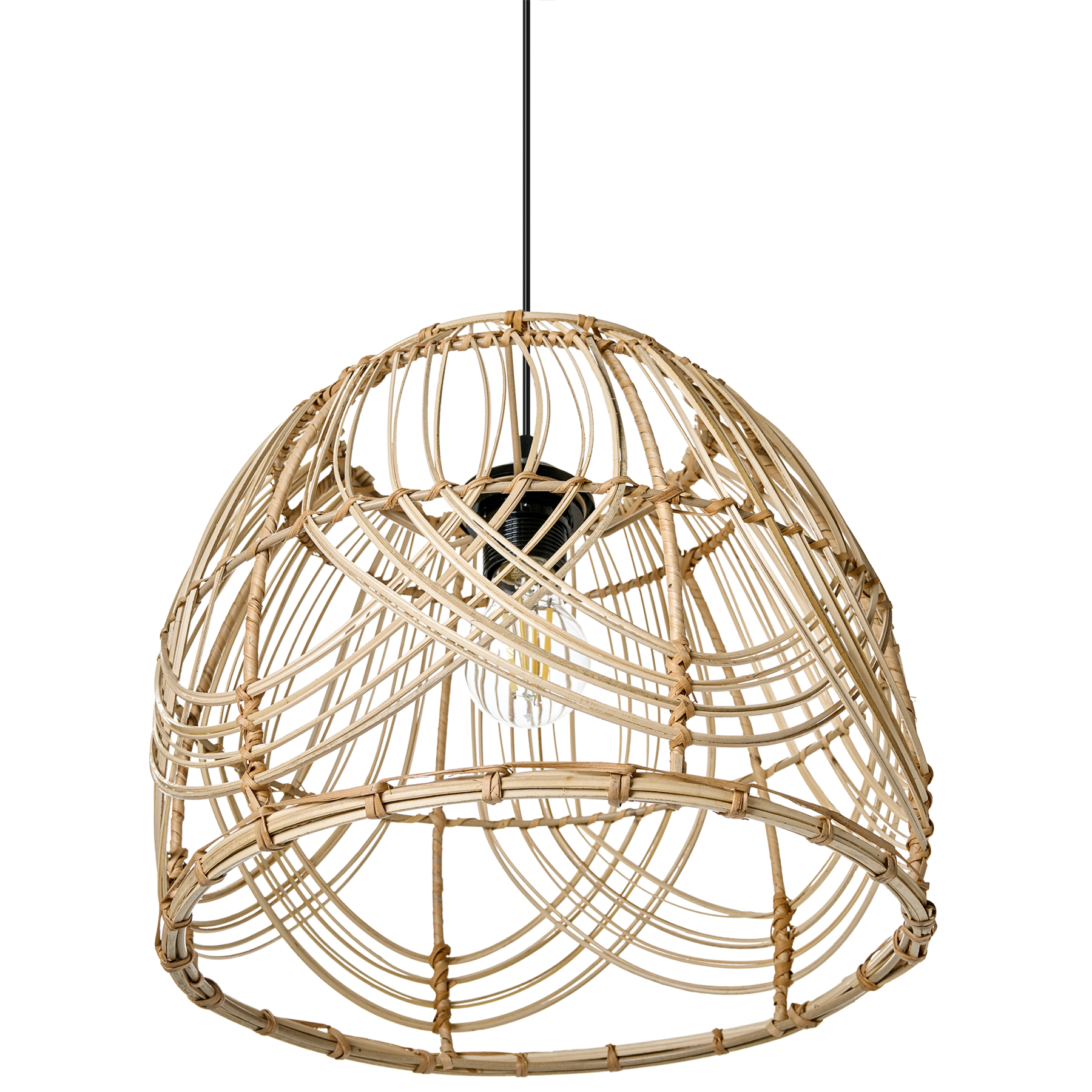 Beliani - POSTRERO - Hanglamp - Naturel - Rotan