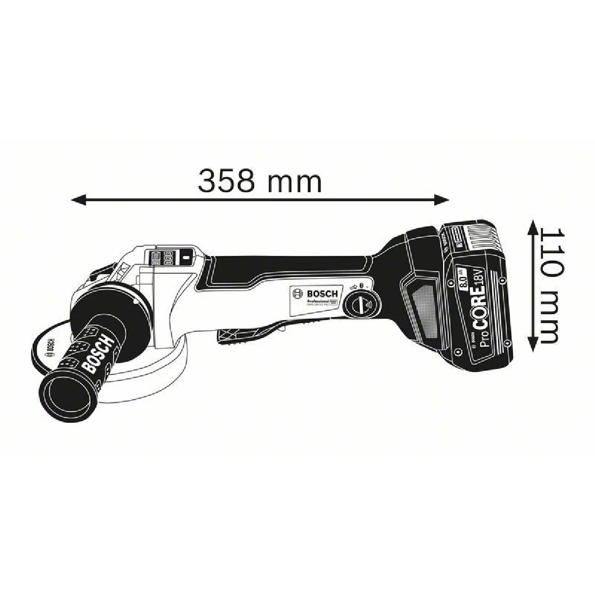 Bosch GWS 18V-10 PSC