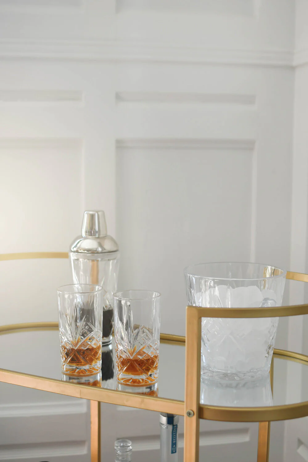 Margit Brandt  Dublin isspand, Krystal - H16,9 cm .