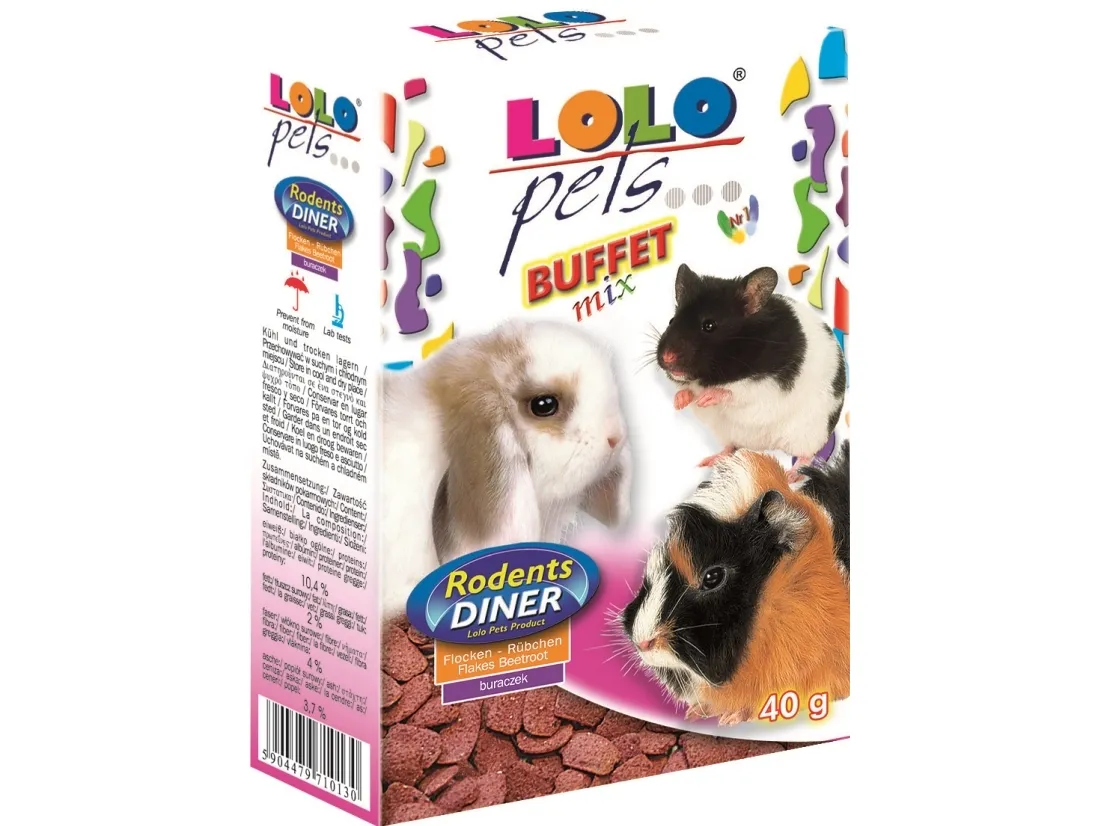 [OUTLET] - Lolo Pets A la carte flakes - rødbede 40 g