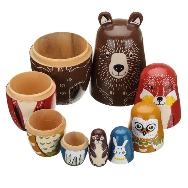 Russiske Dukker / Matryoshka - Babushka dukke – Dyr
