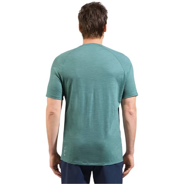 T-shirt randonnée ODLO ASCENT PW 130 RUN. BIKE. HIKE. CREW NECK S/S ARCTIC MELANGE