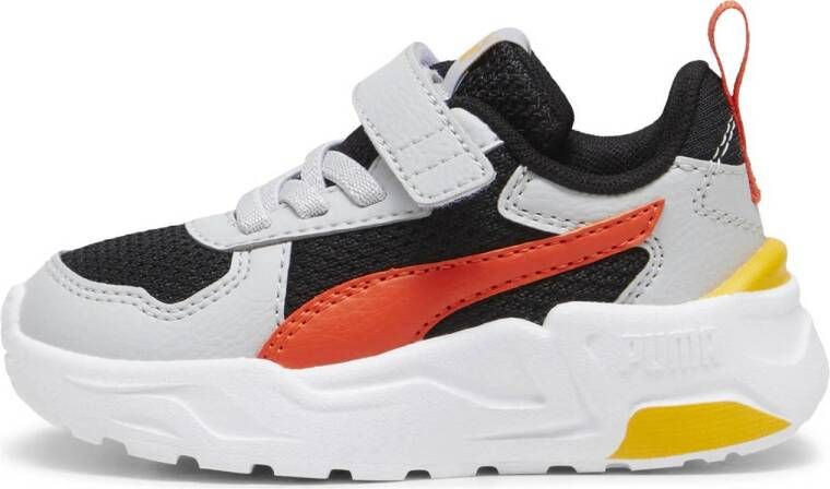 Puma Trinity Lite sneakers zwart rood lichtgrijs Mesh Meerkleurig 22