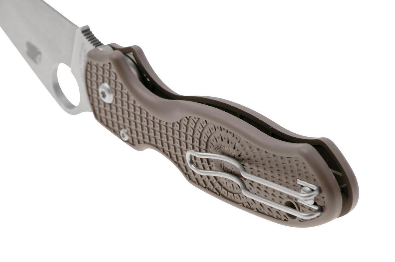 Spyderco Para 3 Lightweight CPM15V C223PBN15V Brown, Sprint Run 2024 zakmes