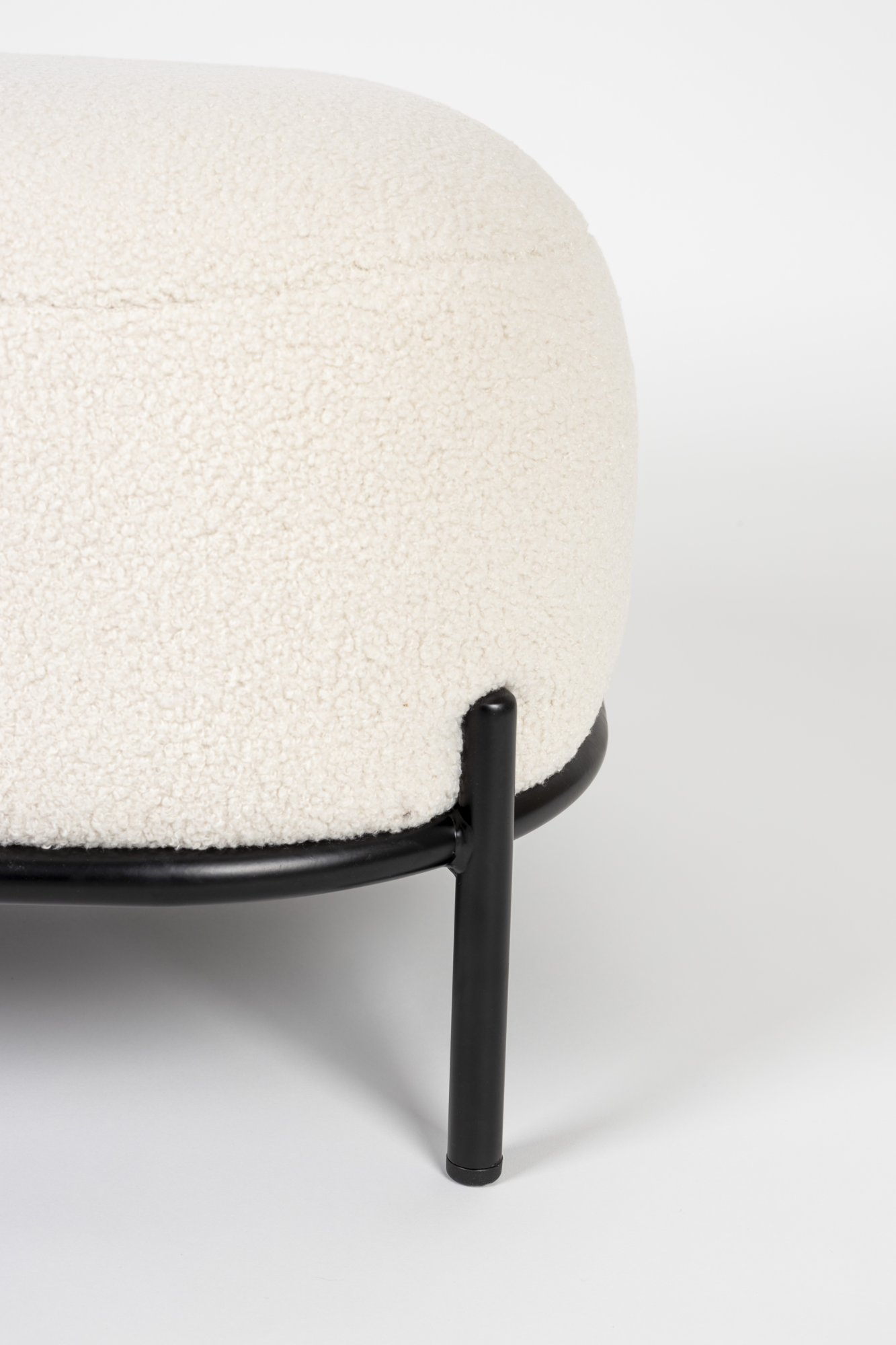 Hocker Polly Teddy wit