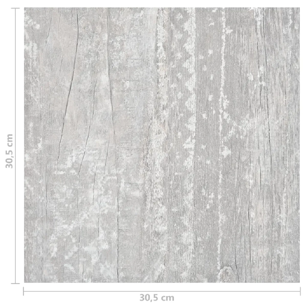 VidaXL Dalles de Plancher PVC - 1,86 m² Gris