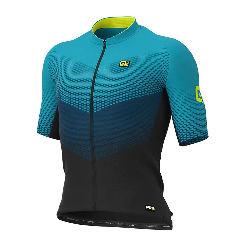 Ale DELTA - Maillot Homme black/petrol turq
