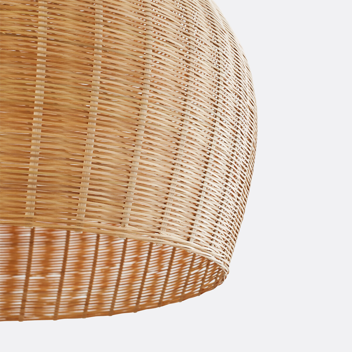 LA REDOUTE INTERIEURS<br>Candeeiro suspenso em bambu trançado, Ø60 cm, Vani