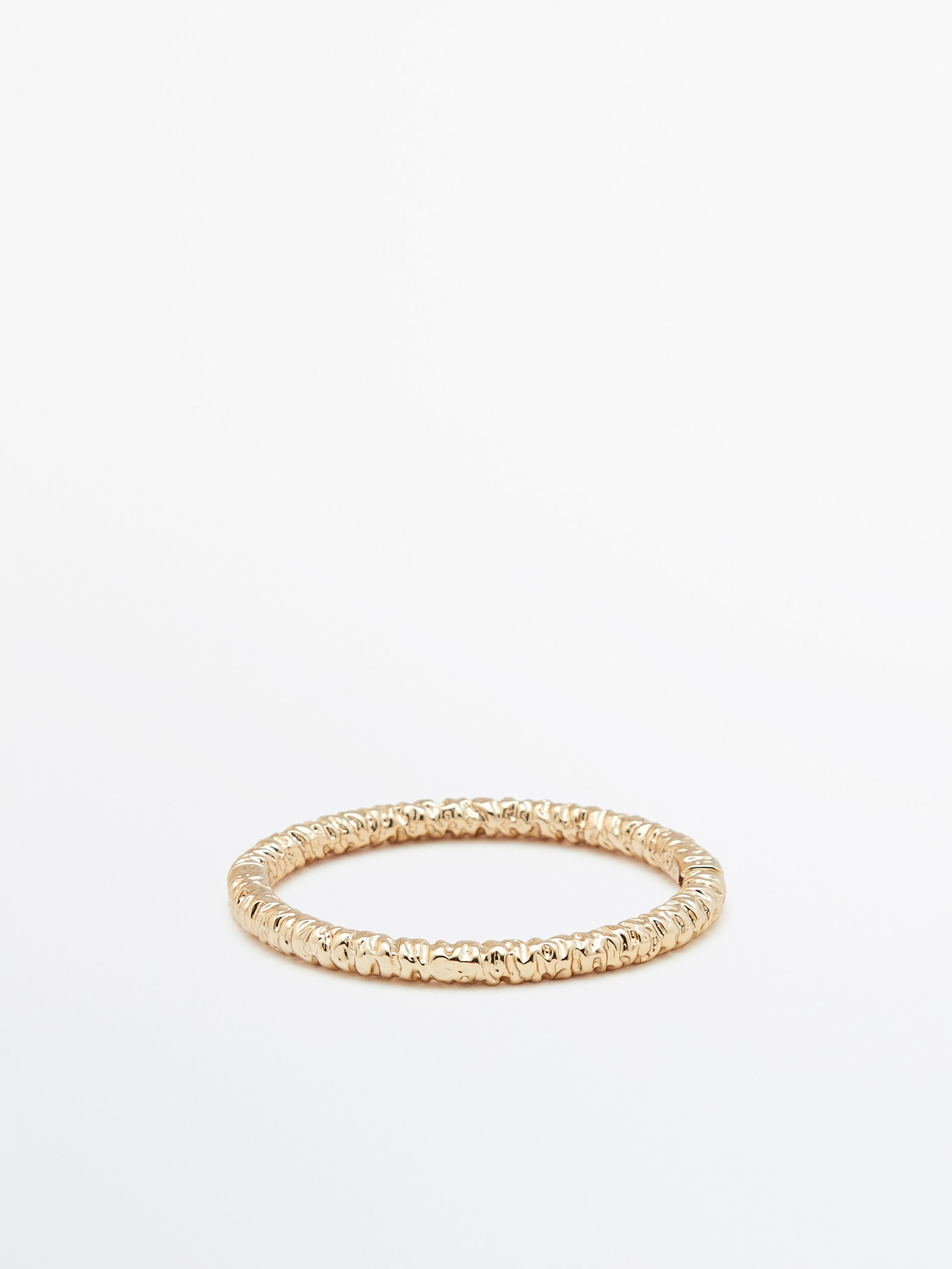 Brazalete textura banho dourado - ORO