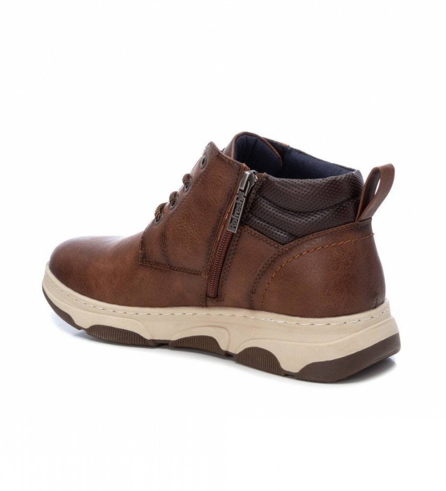 Botas casuais marrons de cano curto Refresh