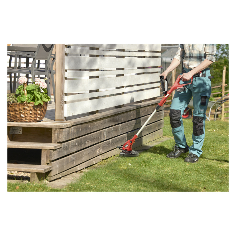Batteridrevet gresstrimmer 18 V 25 cm