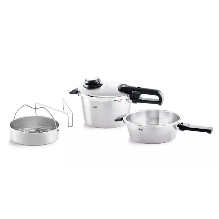 Fissler Vitavit® Premium-Schnellkochtopf-Set 4,5 L + 2,5 L
