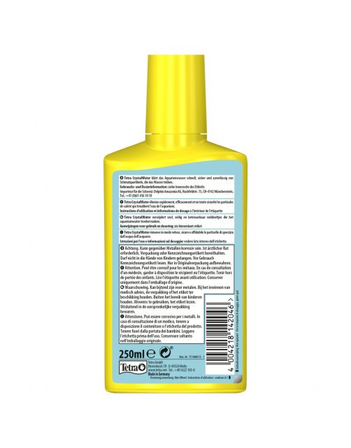 Tetra Aqua Crystalwater - Waterverbeteraars - 250 ml