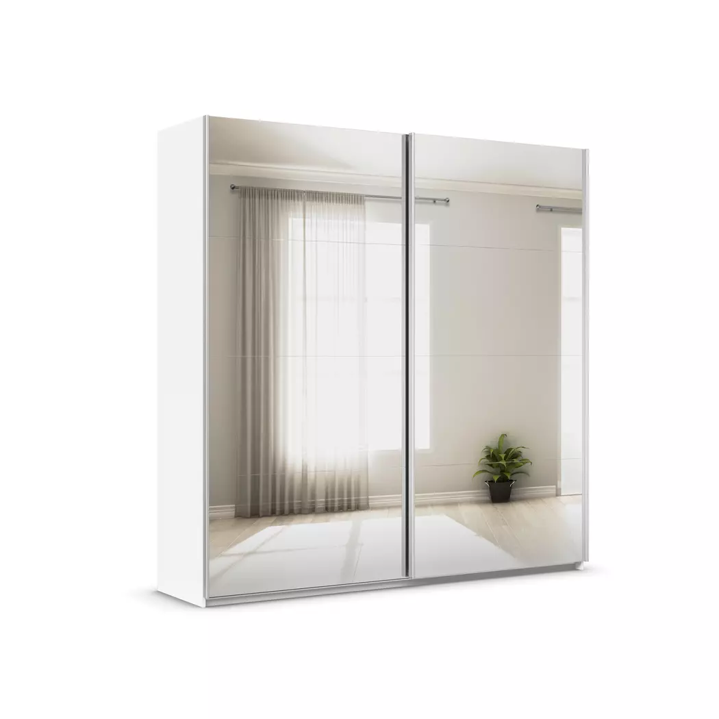 Schwebetürenschrank Quadra 225 x 229 cm