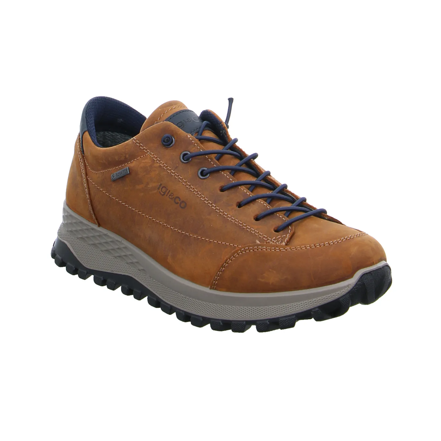 IGI & CO Halbschuhe Sneaker Mittelbraun Leder