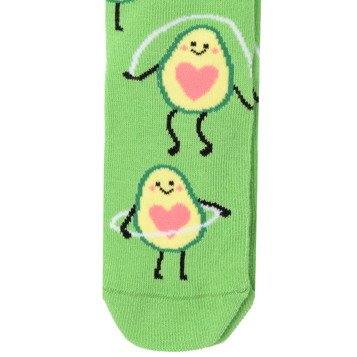 Topolino 1 Paar Mädchen Socken mit Avocado-Motiven grün