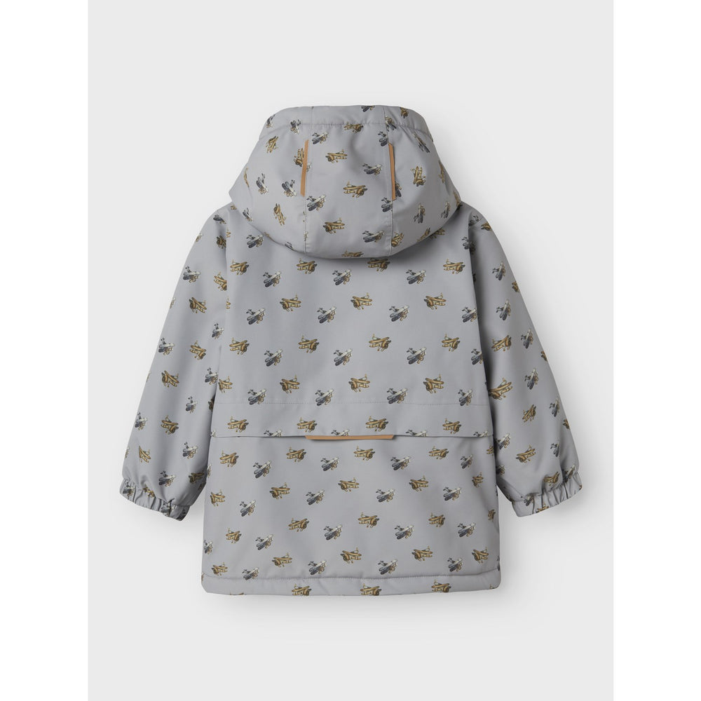Køb Lil'Atelier Ultimate Grey Airplanes Nmmlasnow10 Jkt Fo Aop1 Lil