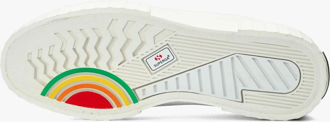 SUPERGA witte superga lage sneakers 2630 stripe multi logo