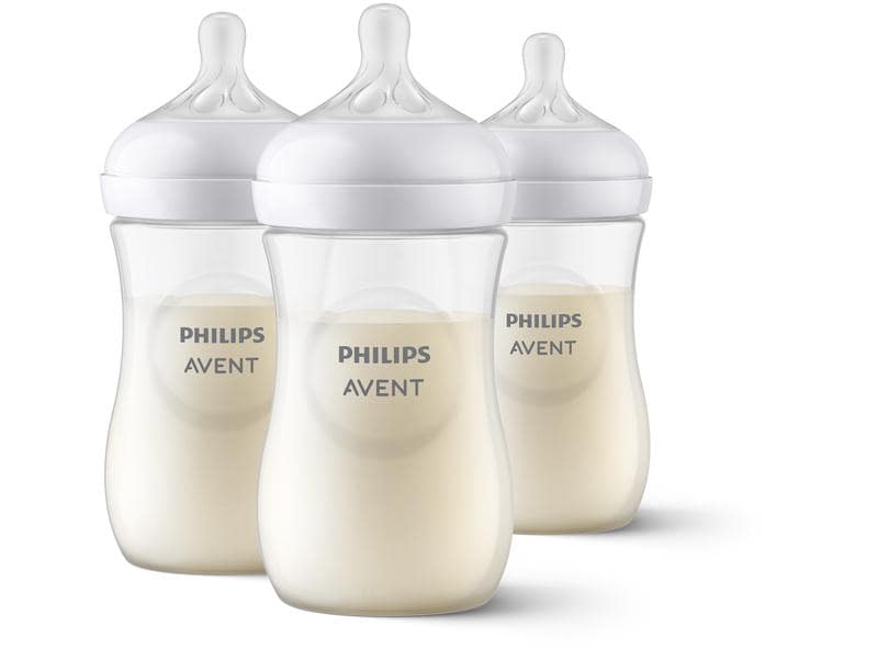 PHILIPS AVENT Flaschenset Natural Response 260 ml Babyflaschen, 3er Set