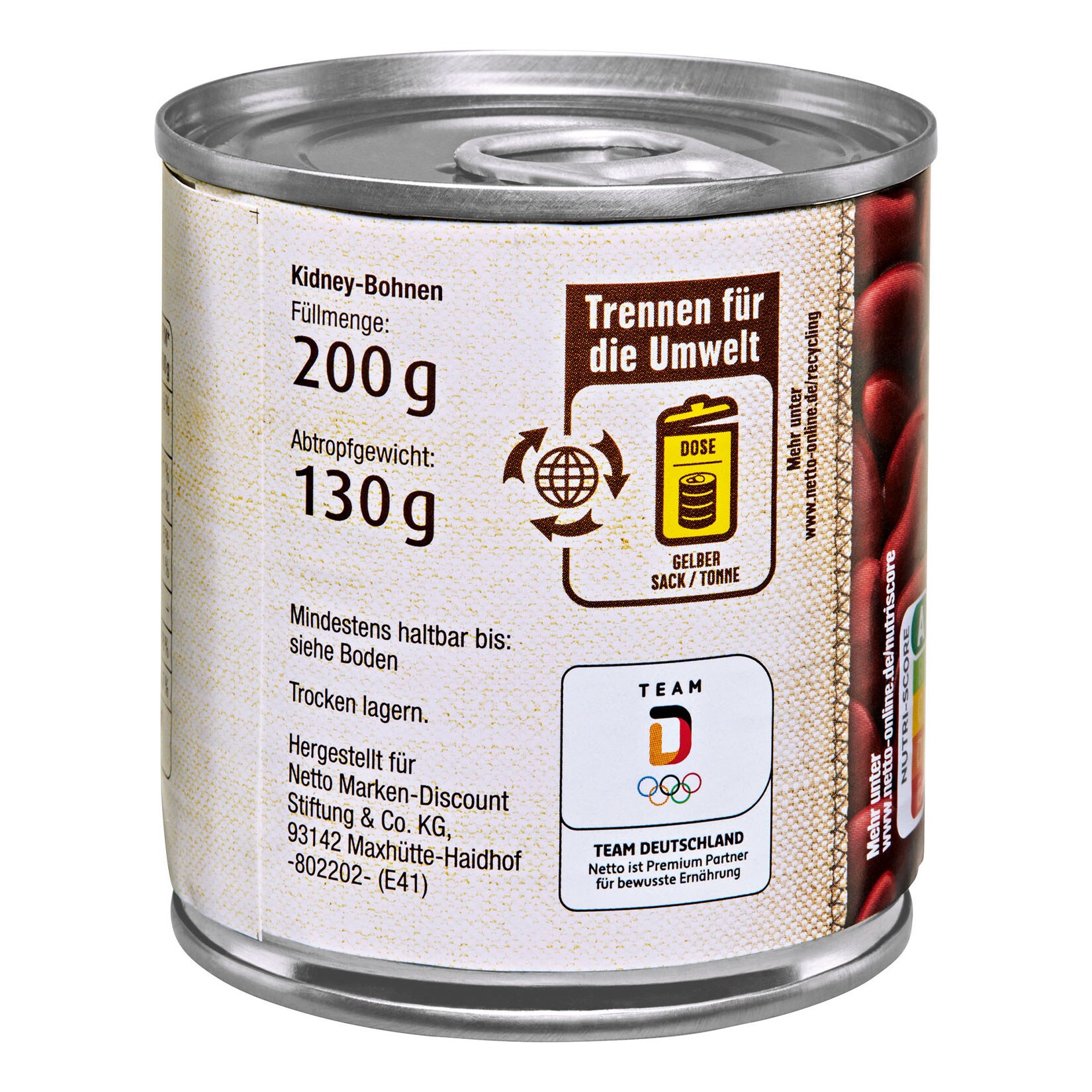 Beste Ernte Hülsenfrüchte 3x130g Abtropfgewicht, verschiedene Sorten, 8er Pack