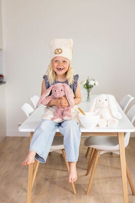 Teddykompaniet Kosedyr Kanin Linnea 30 cm, Misty rose