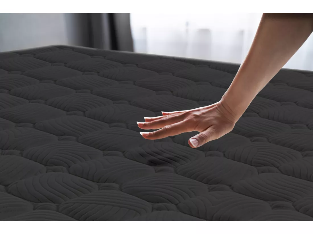 Matelas Mousse à memoire de forme Air Black, 27 cm - Moonia