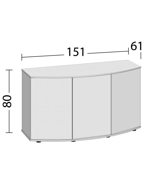 Juwel Kast Vision 450 Sbx 151x61x81 cm - Aquariummeubel