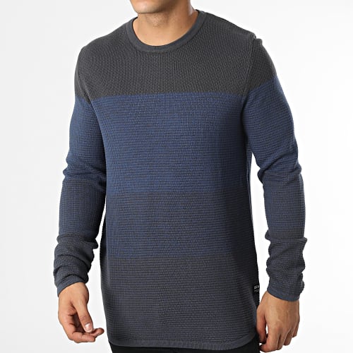 Sweat Crewneck 1032326-XX-12 Gris Anthracite Bleu Marine Dégradé