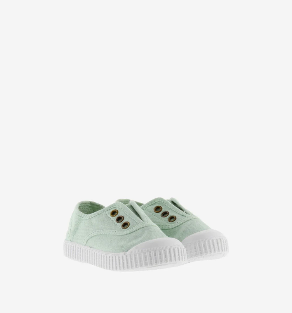 1915 INGLESA TENNIS TOILE DREC® ÉLASTIQUE Baskets en toile avec élastique pour enfant MELON