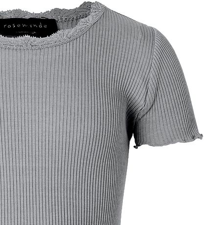 Rosemunde T-Shirt - Seide/Baumwolle - Hellgrau