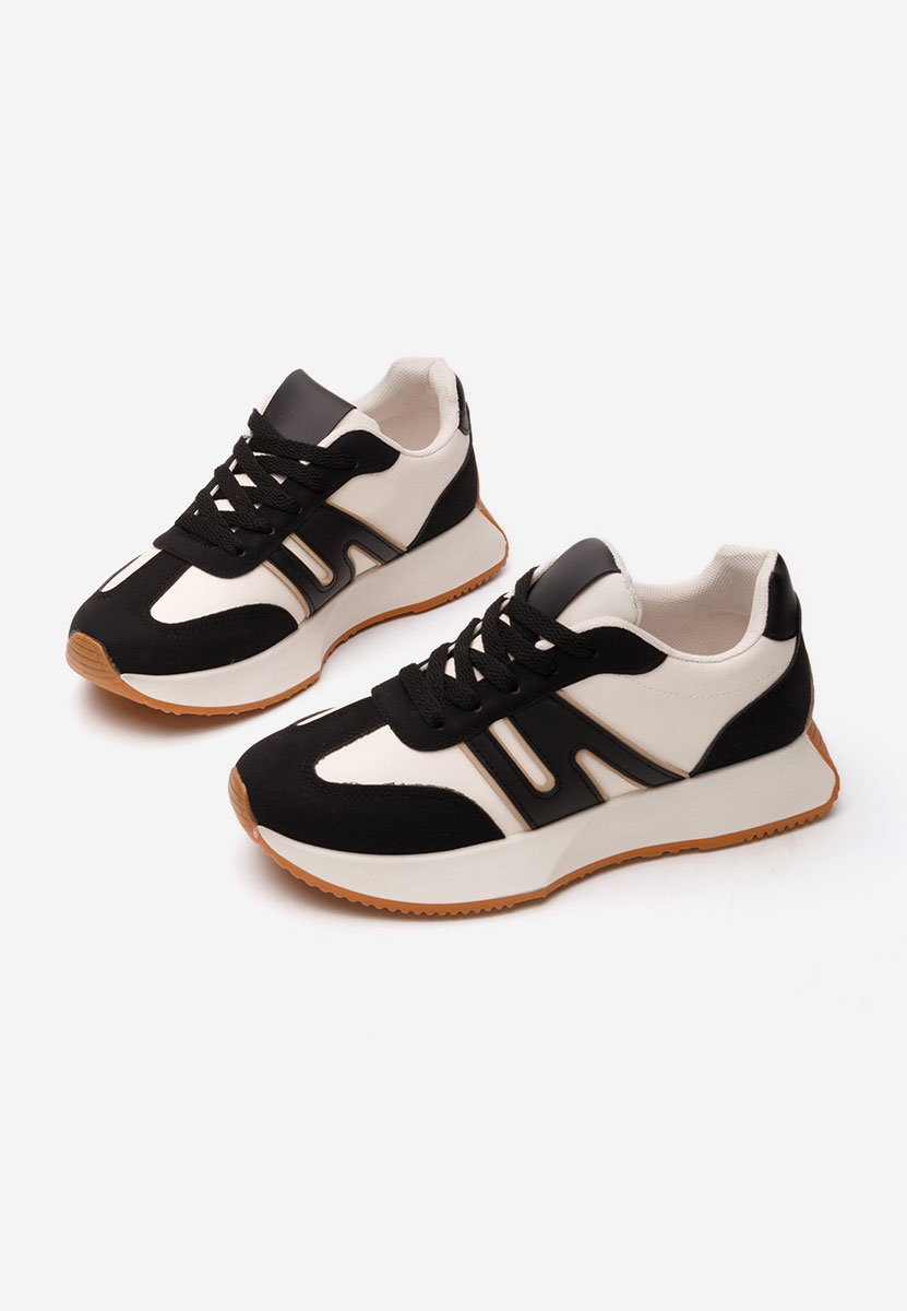 Baskets pour femme noirs Karole