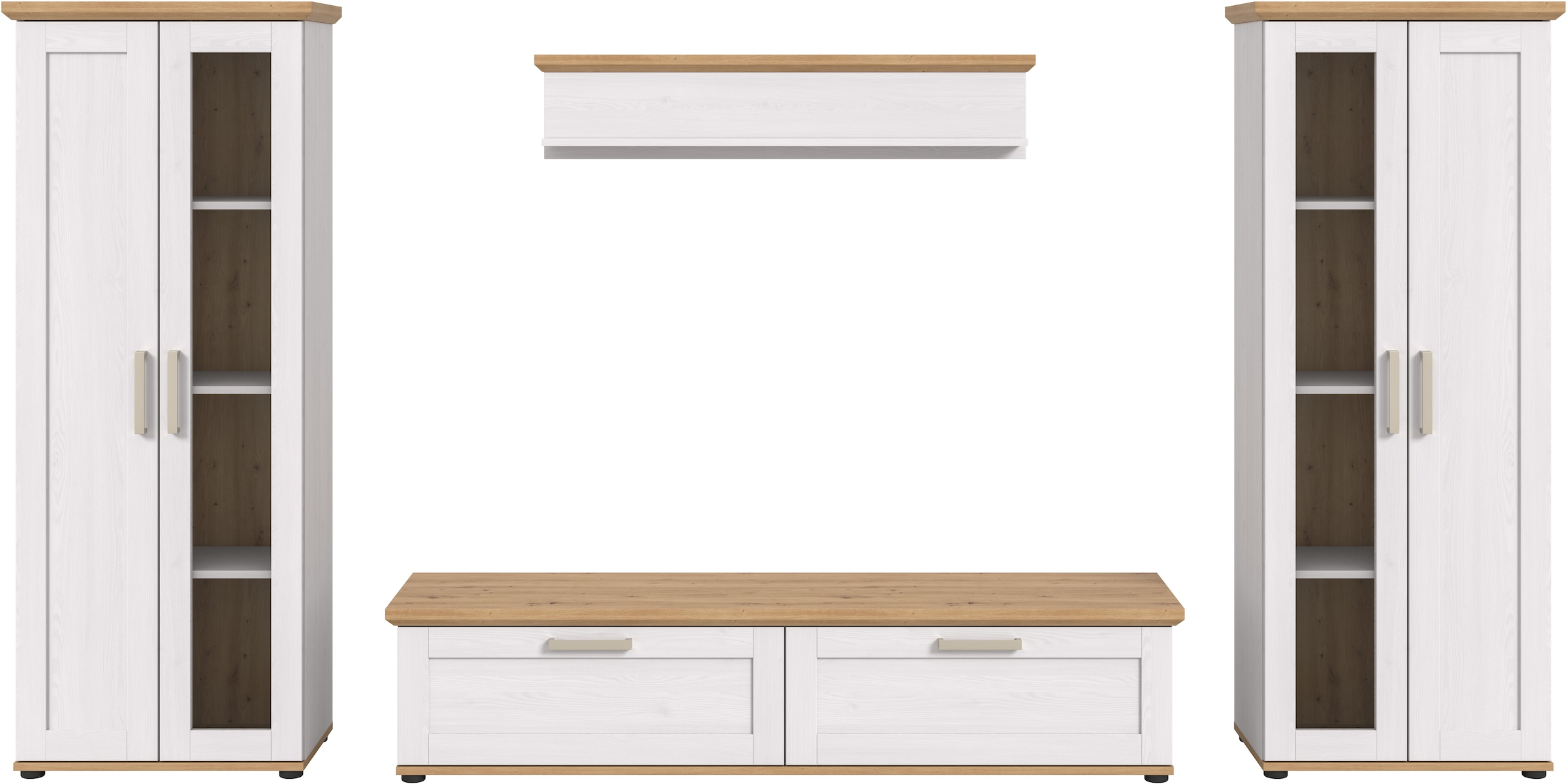 Home affaire Wohnwand »Cosenza« Set, 4 Stk. tlg.