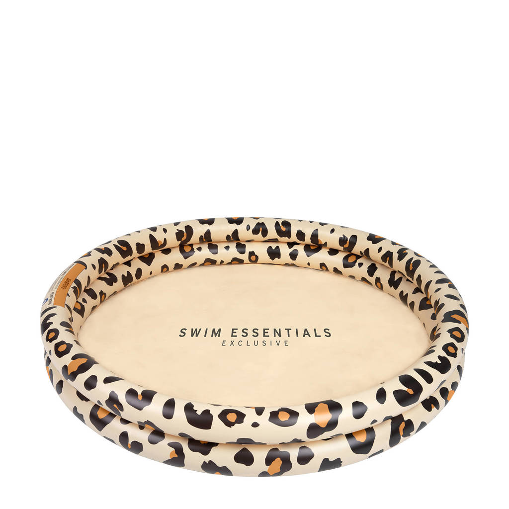 Beige Leopard Printed Children's Pool 100 cm