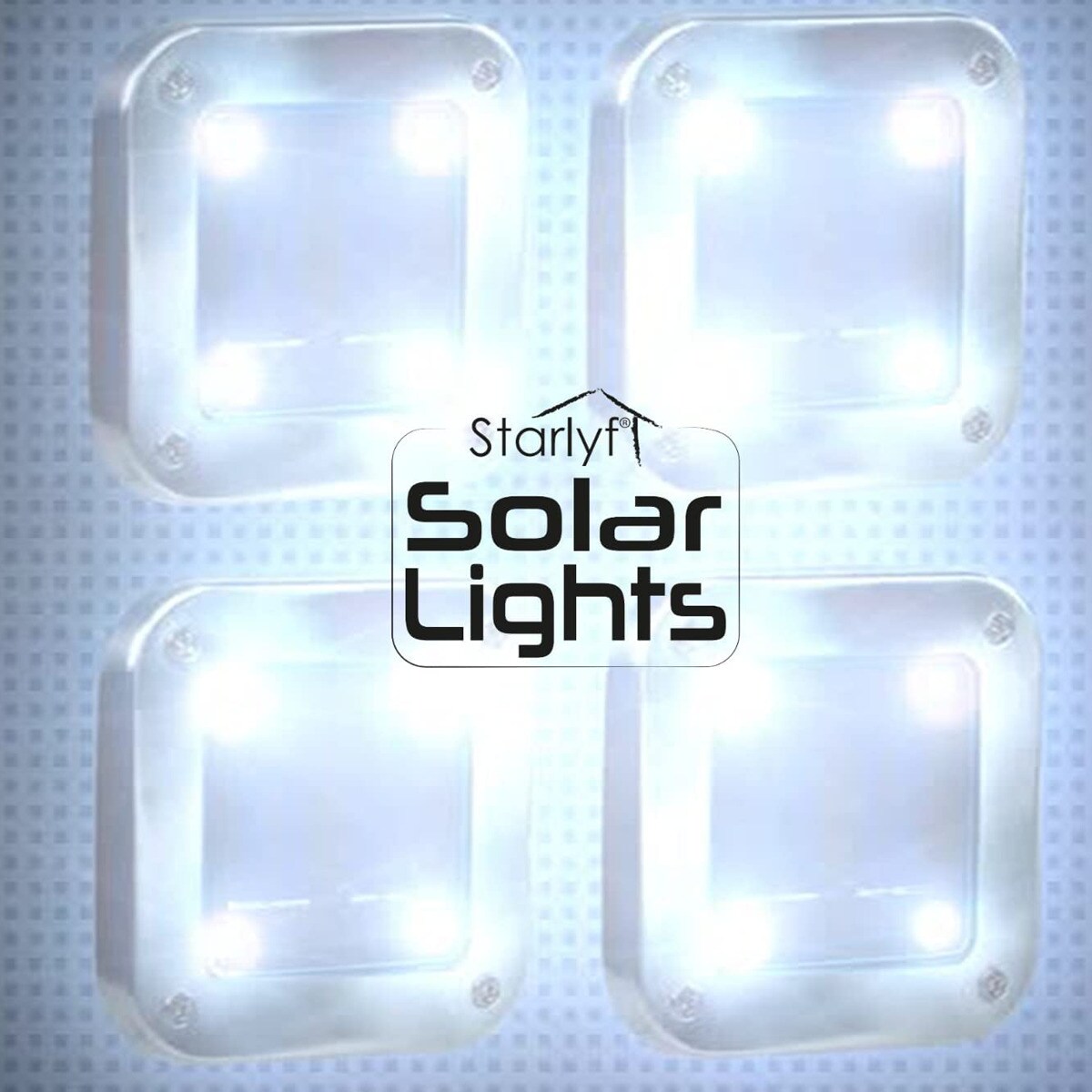 Starlyf® Leistungsstarke LED - Gartenstrahler 8 Stück Solar Lights