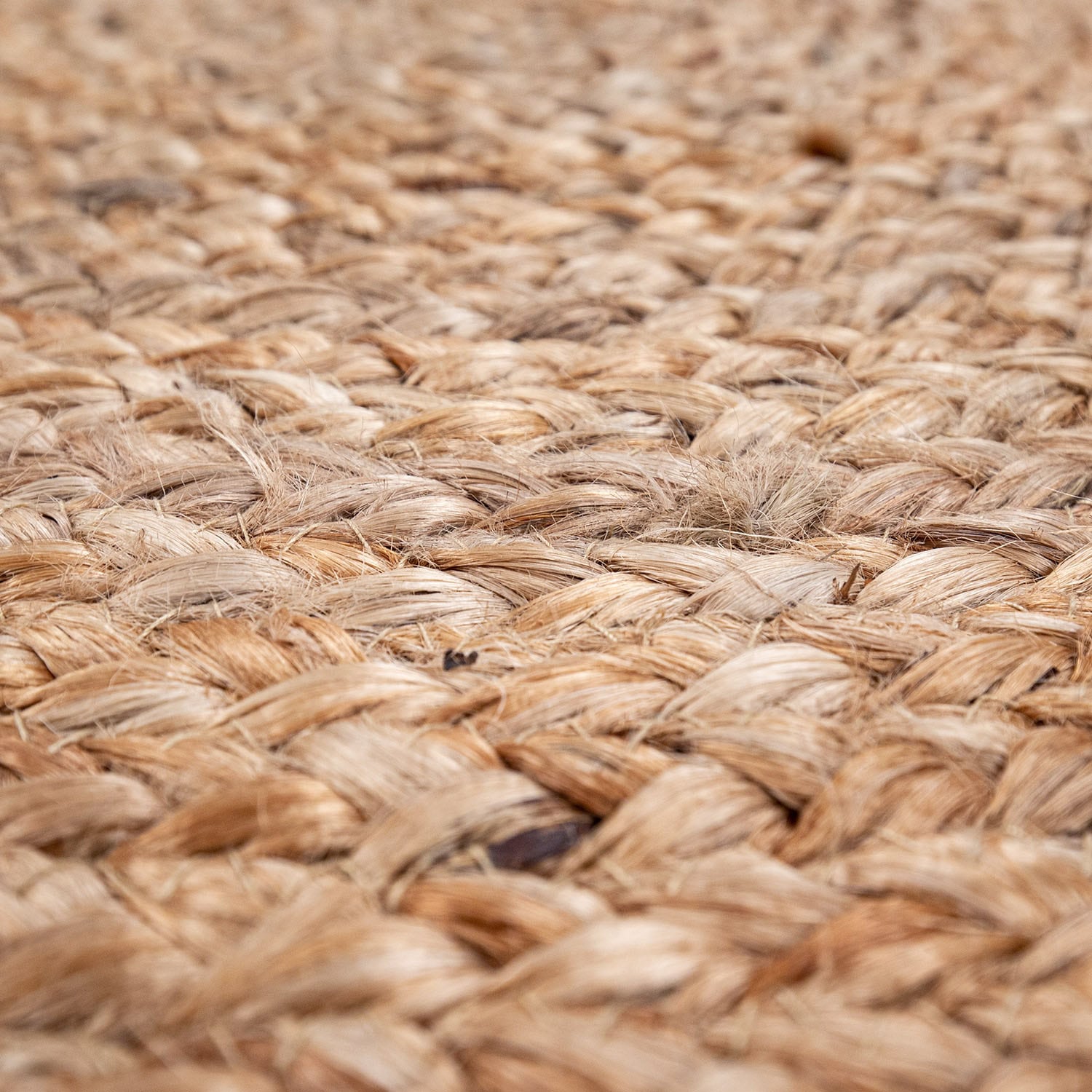 Paco Home Teppich »Viborg 593« rund 13 mm Höhe Jute, Modern, Boho, Ethno, Handgefertigter Natur-Teppich