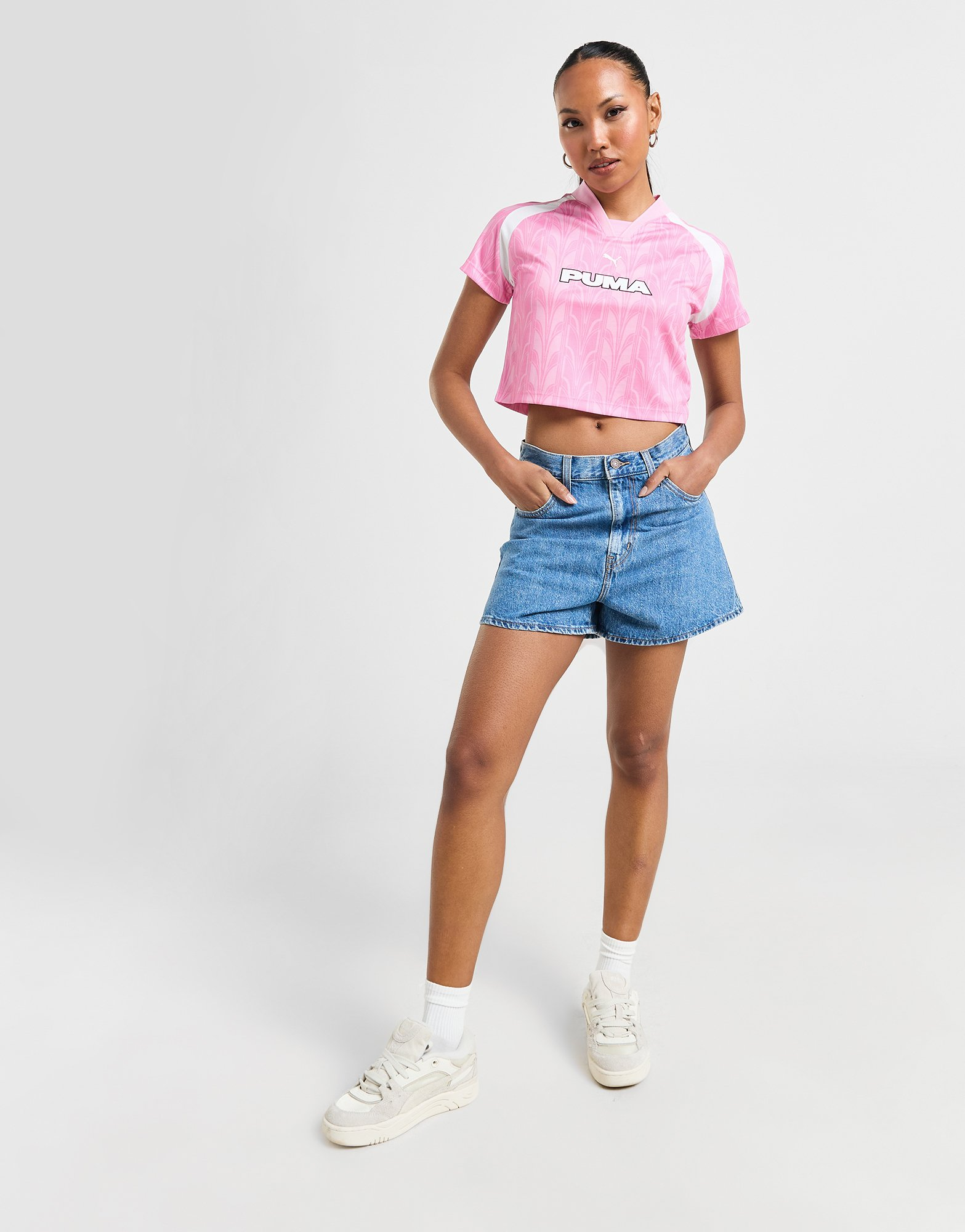 Puma Crop Top Football Femme