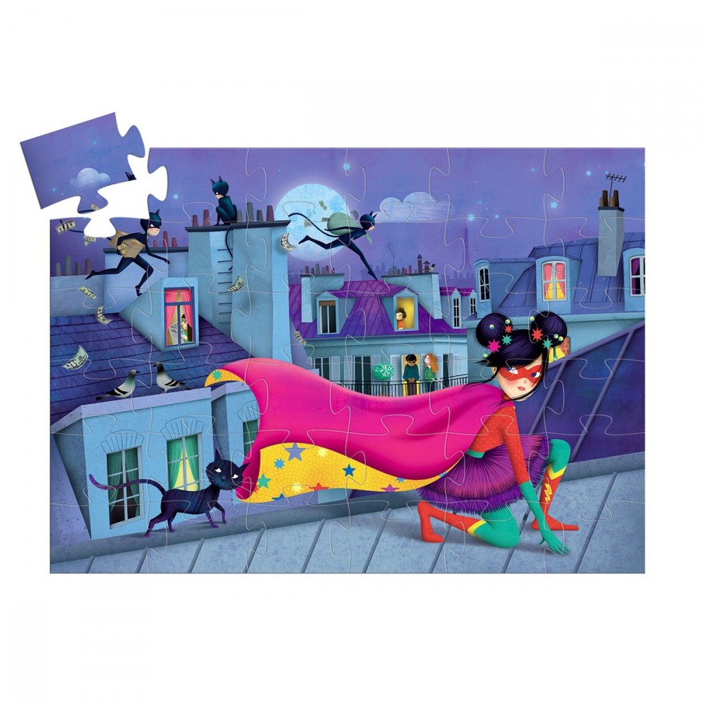 Puzzle Silhouette - Super Star - 36 Pièces