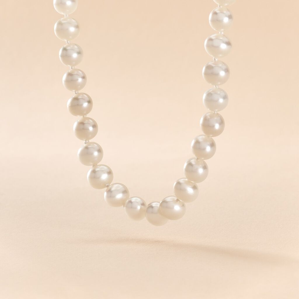 Collier Gabrieleae Or Jaune Perle De Culture